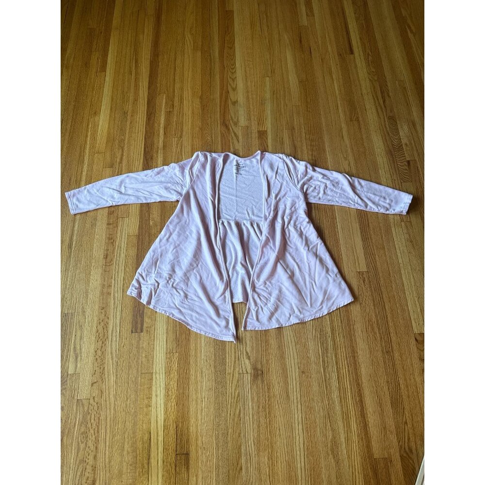 Torrid Super Soft Fleece Open-Front Cardigan With Long Sleeves - Light Pink - Si